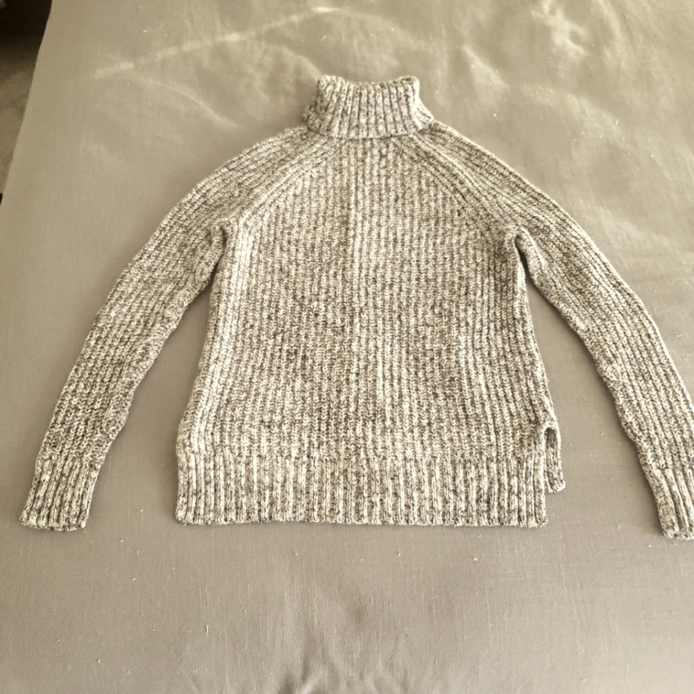 Heathered Grey Turtleneck